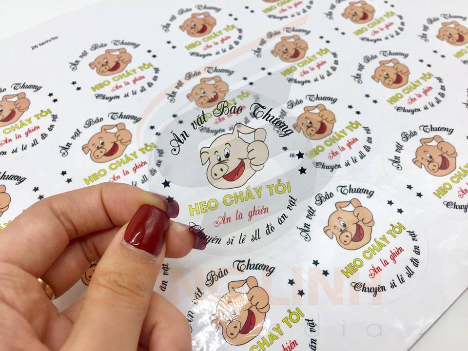 Ưu nhược điểm khi in sticker trong