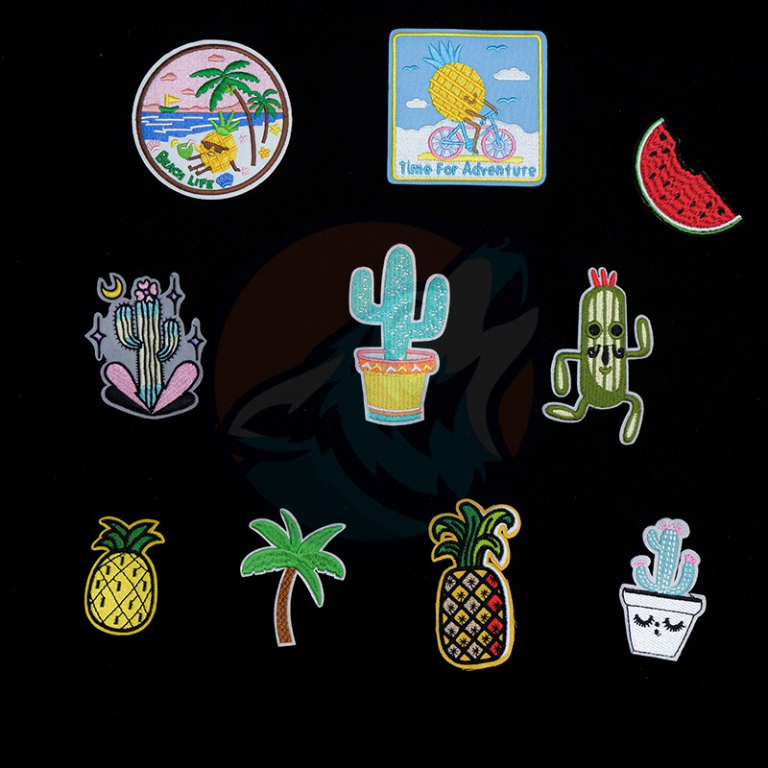 Sticker làm bằng vải Patches Ủi