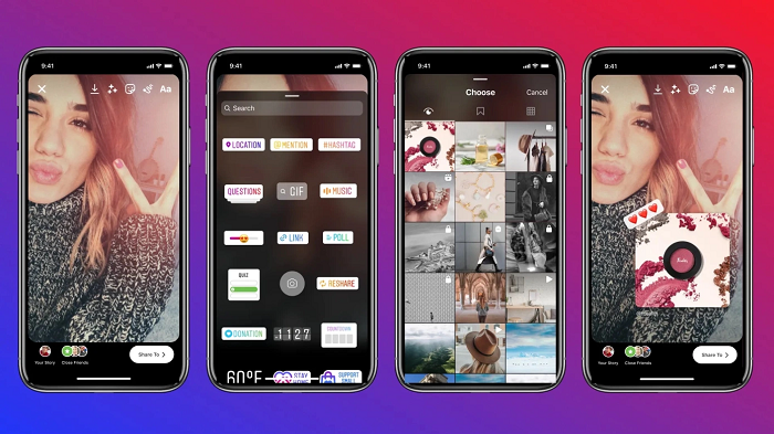 Sticker trên instagram là gì